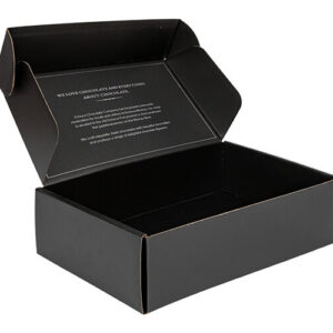 Black Coloured Mailer Boxes