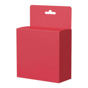 Display Box with a Hanging Tab