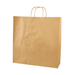 BROWN TWISTED HANDLE PAPER