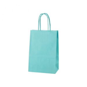 LIGHT BLUE TWIST HANDLE PAPER