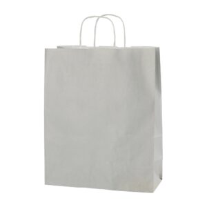 LIGHT GREY TWIST HANDLE PAPER