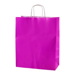 FUCHSIA TWISTED HANDLE PAPER