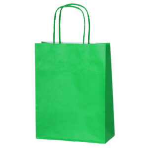 GREEN TWISTED HANDLE PAPER