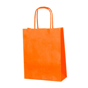 ORANGE TWISTED HANDLE PAPER