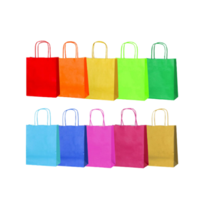 RAINBOW PAPER PARTY BAGS