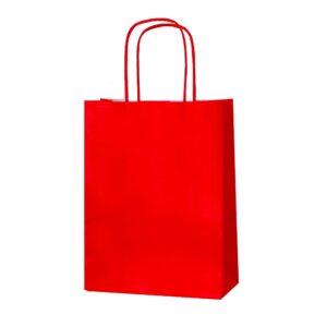 RED TWISTED HANDLE PAPER