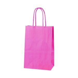 HOT PINK TWIST HANDLE PAPER