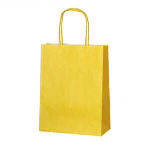 YELLOW TWISTED HANDLE PAPER